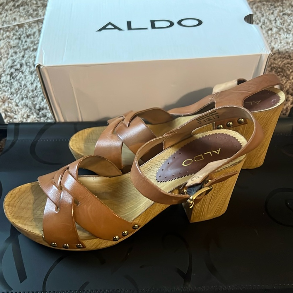 Aldo brown sandals